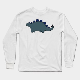 Dark blue dinosaur Long Sleeve T-Shirt